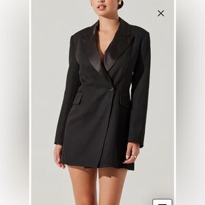 ASTR The Label Long Sleeve Blazer Minidress